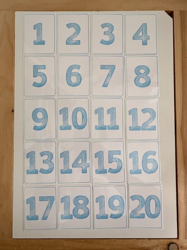 Ten Frame Set - Wooden Eggs