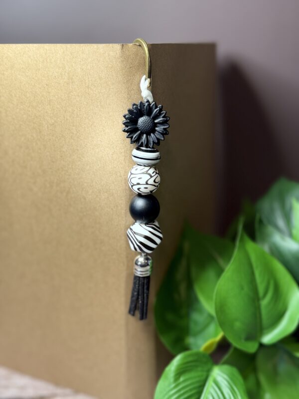 Silicone Bead Bookmarks w/tassel