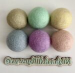 Pastel Felt Balls Set