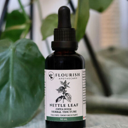 Nettle Leaf Organic Herbal Tincture made by Flourish Apothecary of Victoria, BC