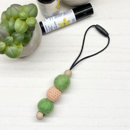 Green Beaded Aromatherapy Diffuser – Scent Chain for Car & Home