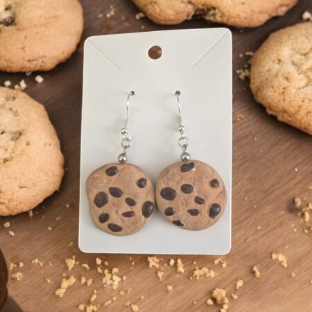 Chocolate Chip Cookie Earrings
