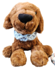 Pet Collar - Macrame - Denim Blue - Diamond Pattern
