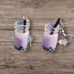 Boboa tea earrings