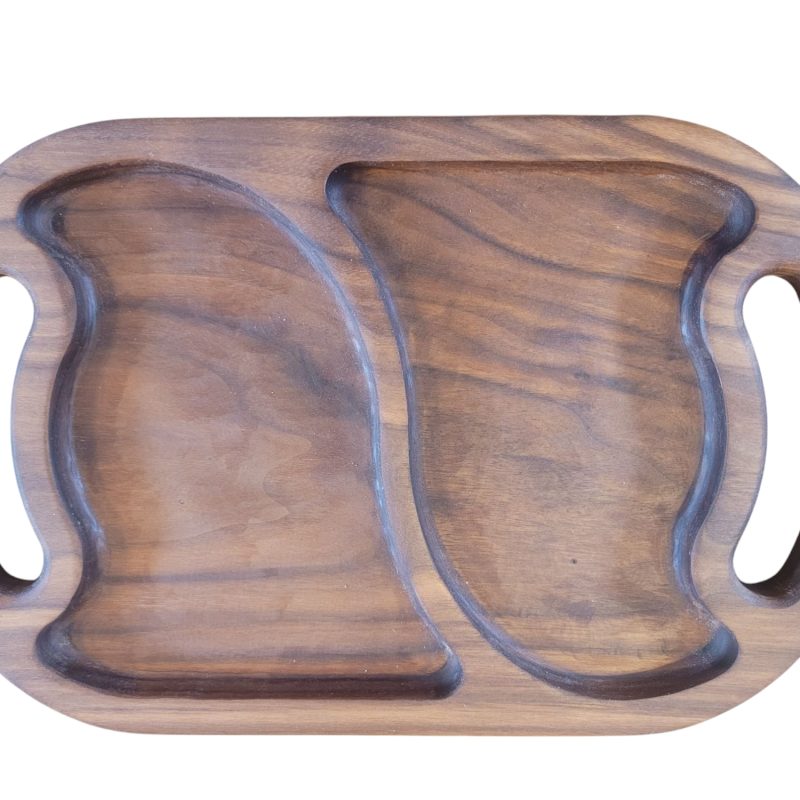 Walnut Oval Tray