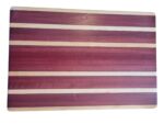 Custom Handmade Purple Heart, Maple 18x12 cutting board