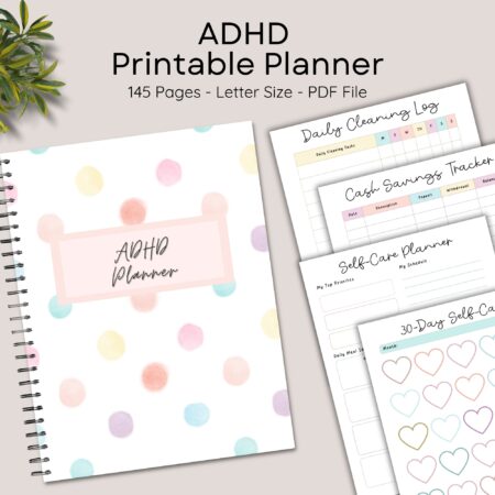 Printable Sensory Planner for ADHD