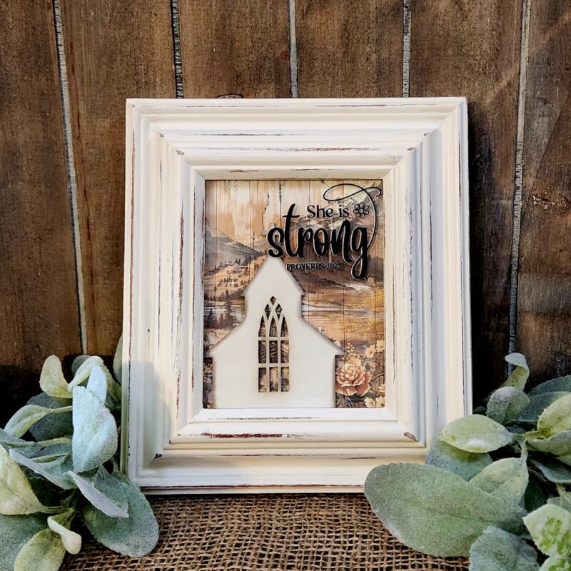 She is Strong 8x7 Frame