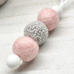 Pink Beaded Aromatherapy Diffuser – Scent Chain for Car & Home