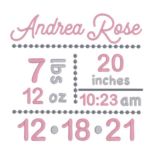 Unique Birth Keepsake for New Baby Ideal Gift for Expecting Parents