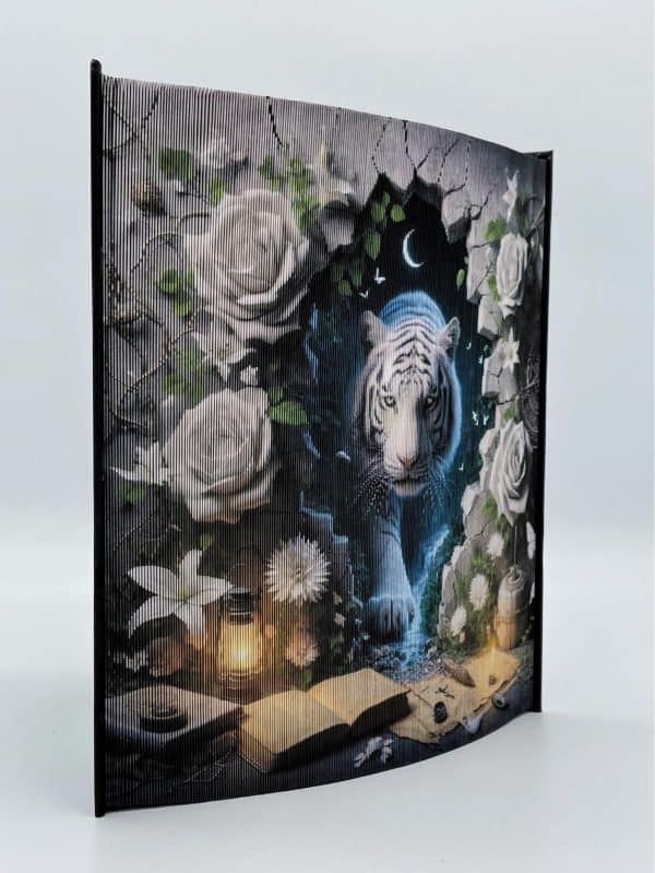 3D TIGER - BOOK FOLDING PATTERN - Digital Download