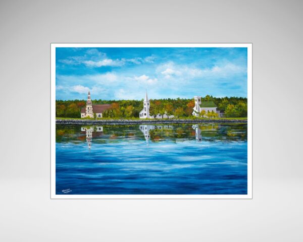 Three Churches Mahone Bay Print