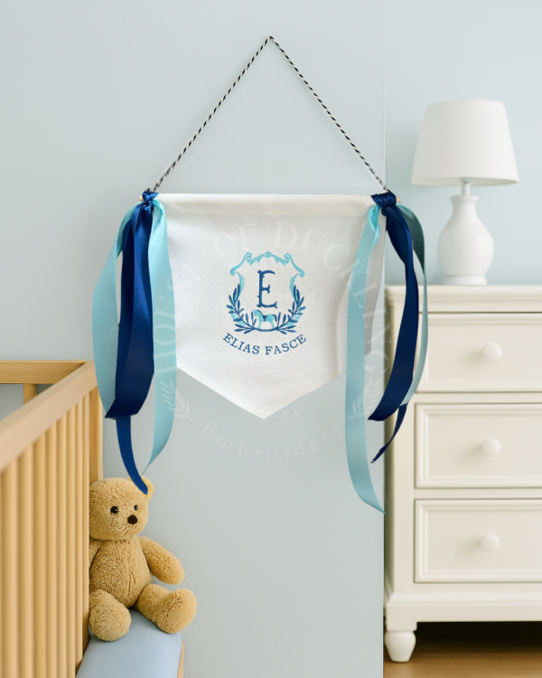 Custom Baby Name Banner – Personalized Nursery Decor for Birth Announcements & Baby Showers
