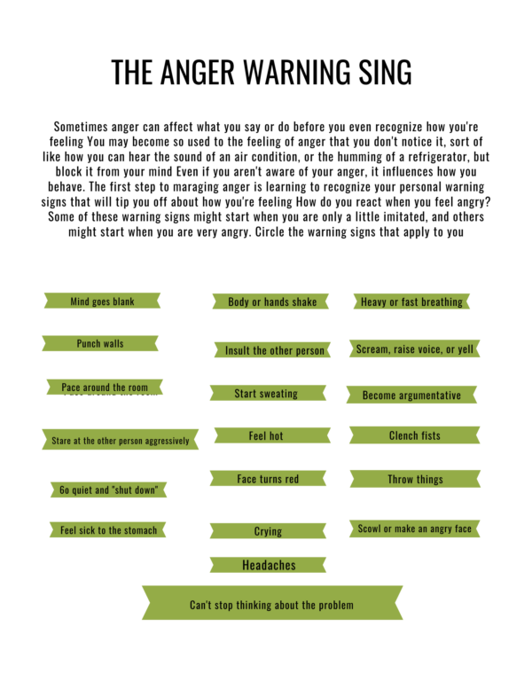 Anger Management for Kids- Digital Download