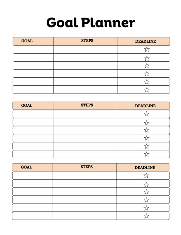 ADHD Self Care Planner- Digital Download