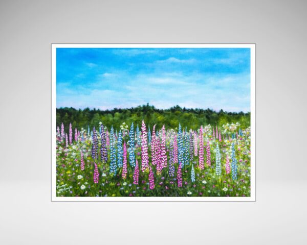 Field of Lupines Print