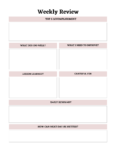 Addiction Recovery Planner- Digital Download