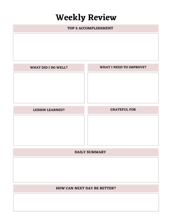 Addiction Recovery Planner- Digital Download