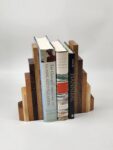 Stepped Wood Bookends