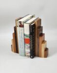 Stepped Wood Bookends