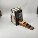 Stepped Wood Bookends