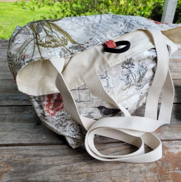 Reusable Cotton Shopping Bag for Purse, art theme