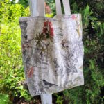 Reusable Cotton Shopping Bag for Purse, art theme