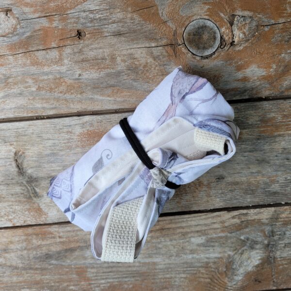 Reusable Cotton Shopping Bag for Purse with birds