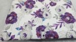 Purple Flowers Book Sleeve for book lovers