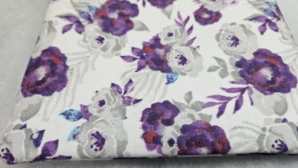 Purple Flowers Book Sleeve for book lovers