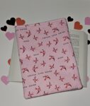 Pink 'Love Birds' Book Sleeve for book lovers