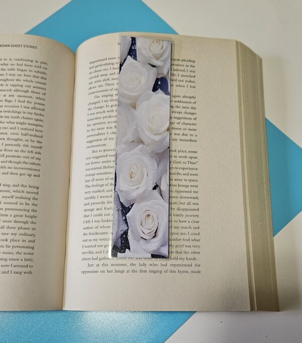 Set of 6 Romantic Florals Bookmarks for book lovers