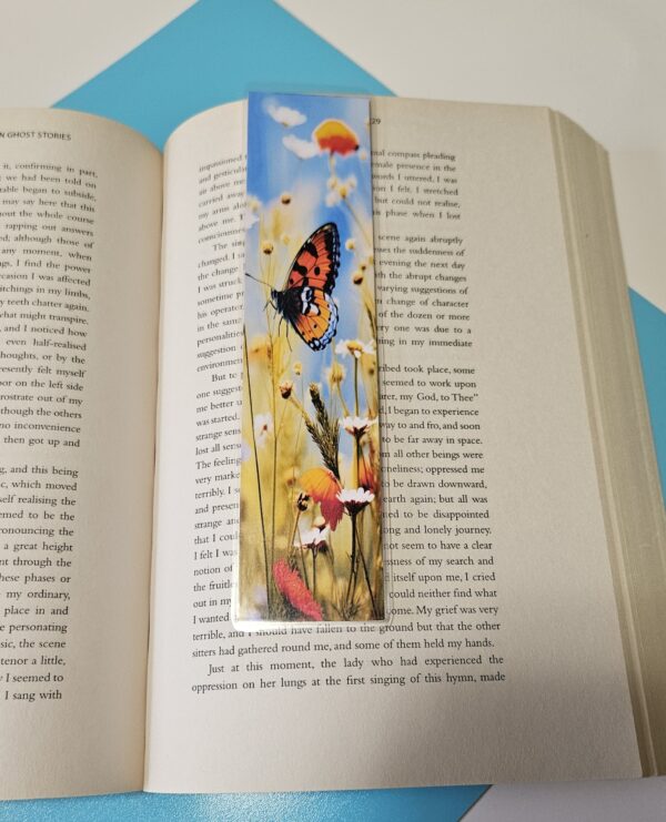 Set of 6 Butterfly and Bees Bookmarks for book lovers