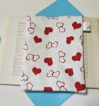 Love and Hearts book sleeve for book lovers