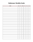 Addiction Recovery Planner- Digital Download