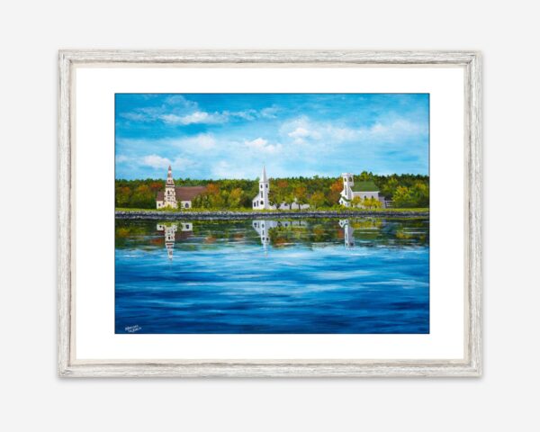 Three Churches Mahone Bay Print