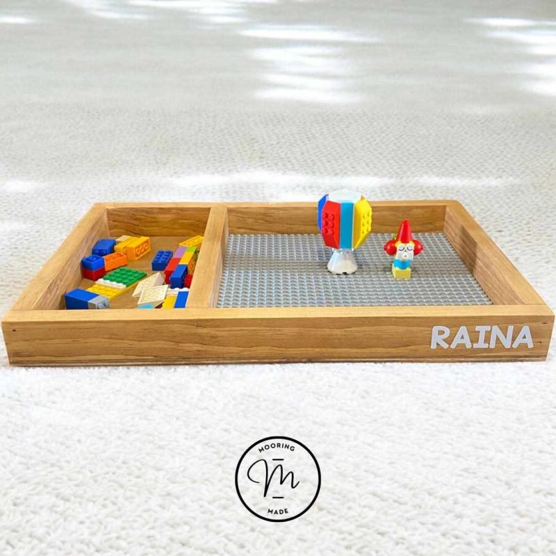 Brick Building Tray Kids Activity Tray Childrens Travel Accessories Kids Block Storage Kids Gift Ideas