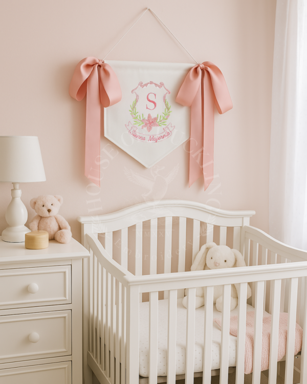 Custom Baby Name Banner – Personalized Nursery Decor for Birth Announcements & Baby Showers