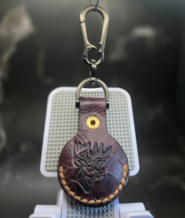Apple Air Tag Holder Handcrafted from Premium Quality Vegetable Tanned Leather
