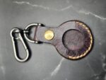 Apple Air Tag Holder Handcrafted from Premium Quality Vegetable Tanned Leather