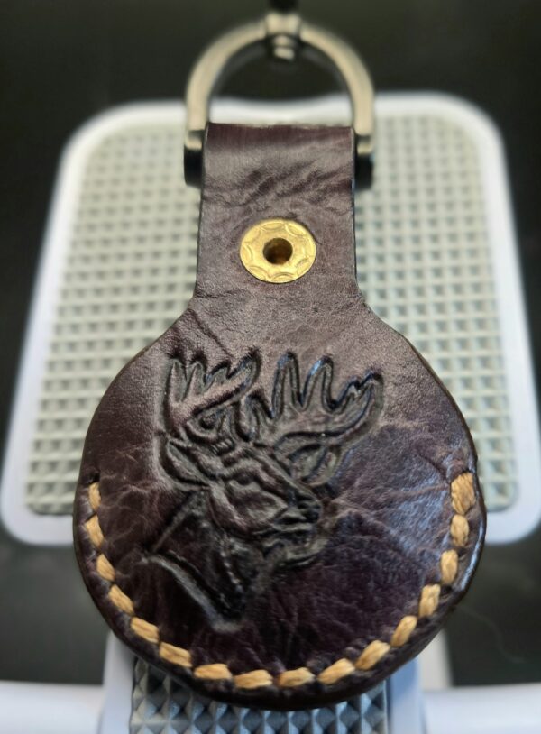 Apple Air Tag Holder Handcrafted from Premium Quality Vegetable Tanned Leather