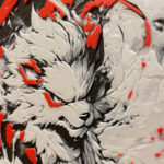 Fiery Arcanine HueForge Fan Art