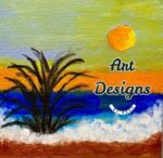 Bush on the Beach, Original Acrylic Painting