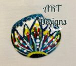 Hand-painted Seashell Unique Design