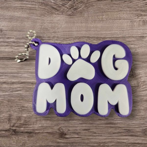 Keychain - Dog Mom