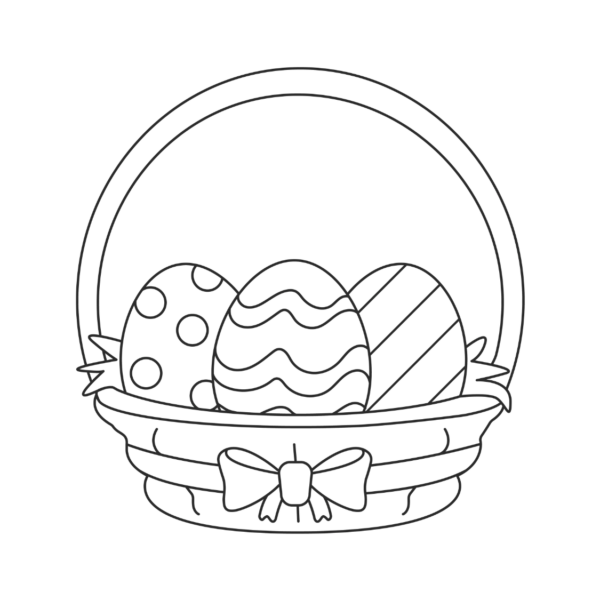 Egg Hunt Tiny Coloring Book