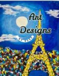 Abstract Eiffel Tower Print (11"x 14" and 16"x 20")