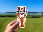 Elbows Up Canada Sticker