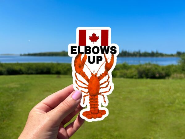 Elbows Up Canada Sticker