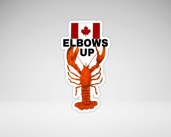 Elbows Up Canada Sticker